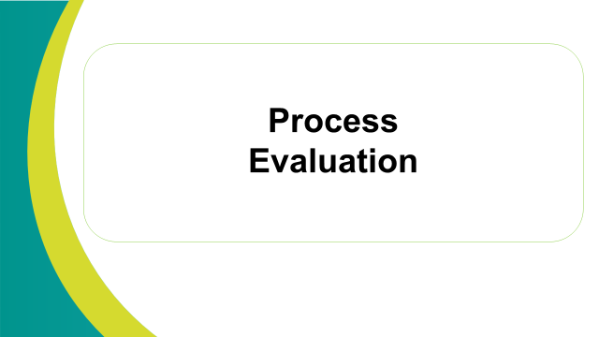Title slide for Process Evaluation